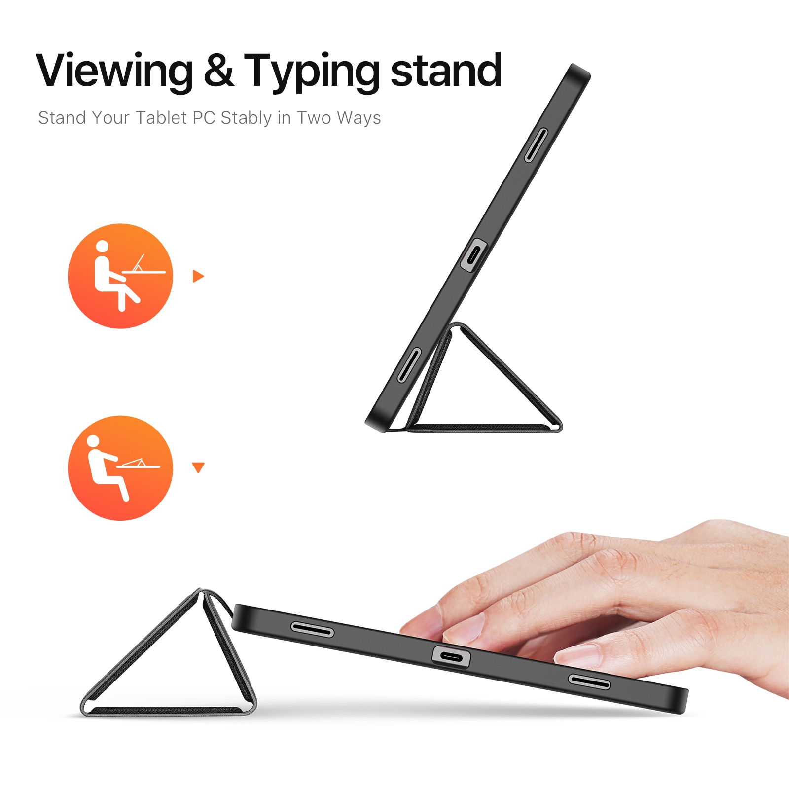 Cover Domo Tri-Fold Samsung Galaxy Tab S11 Black