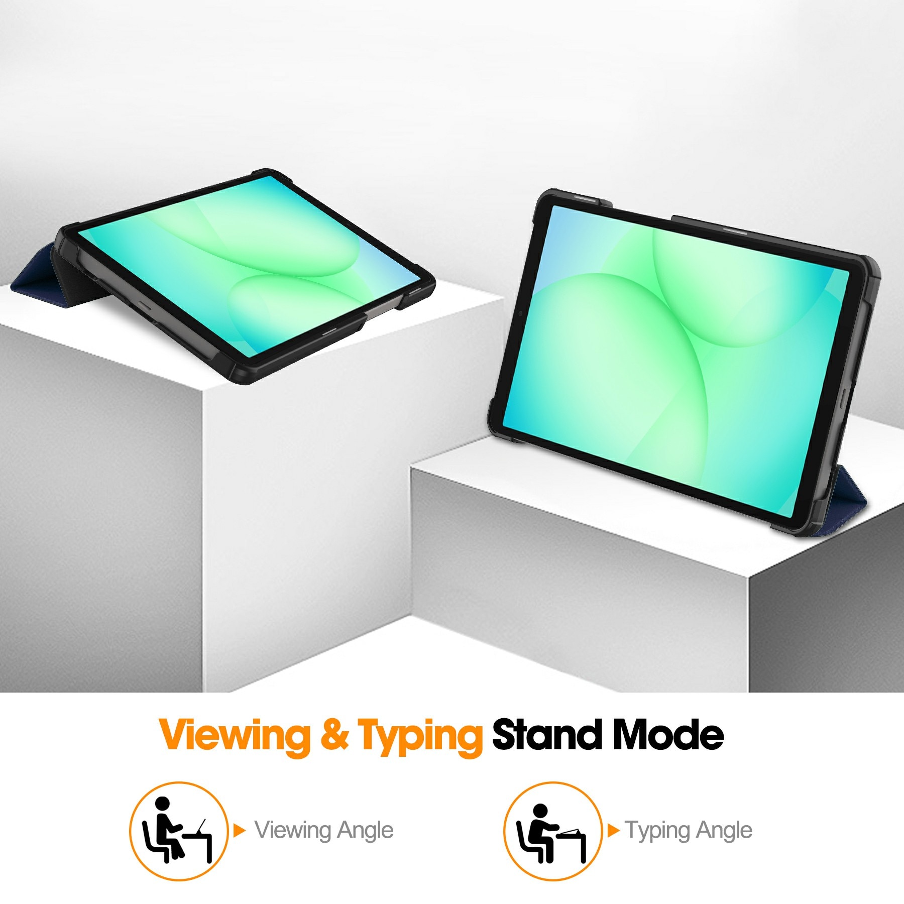 Cover Tri-Fold Samsung Galaxy Tab A11 Blu