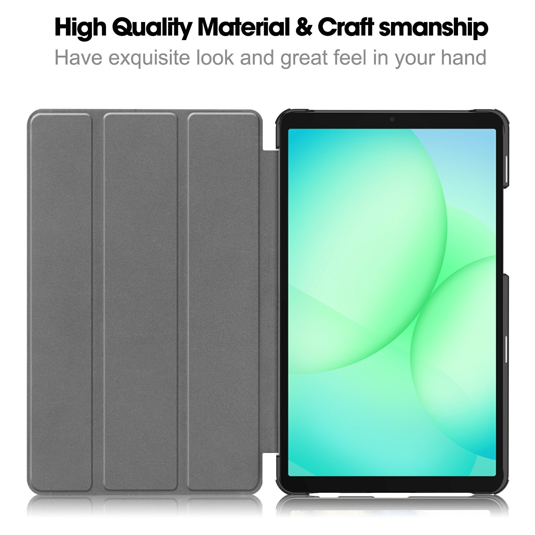 Cover Tri-Fold Samsung Galaxy Tab A11 Grigio