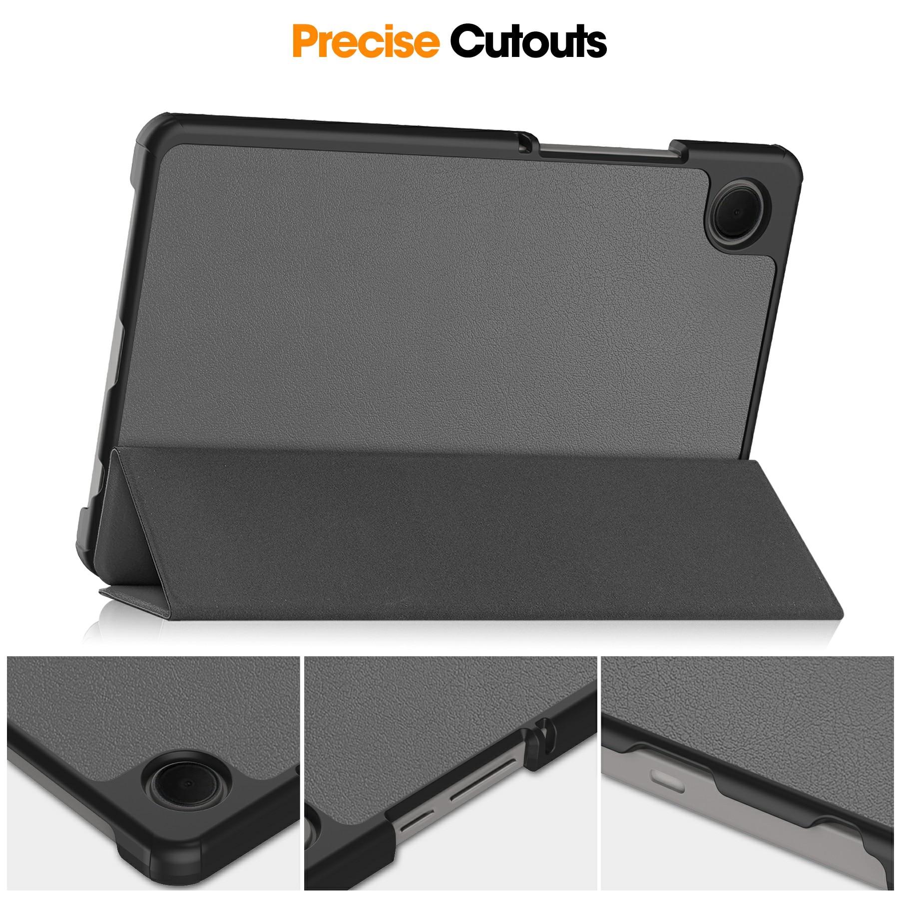 Cover Tri-Fold Samsung Galaxy Tab A11 Grigio