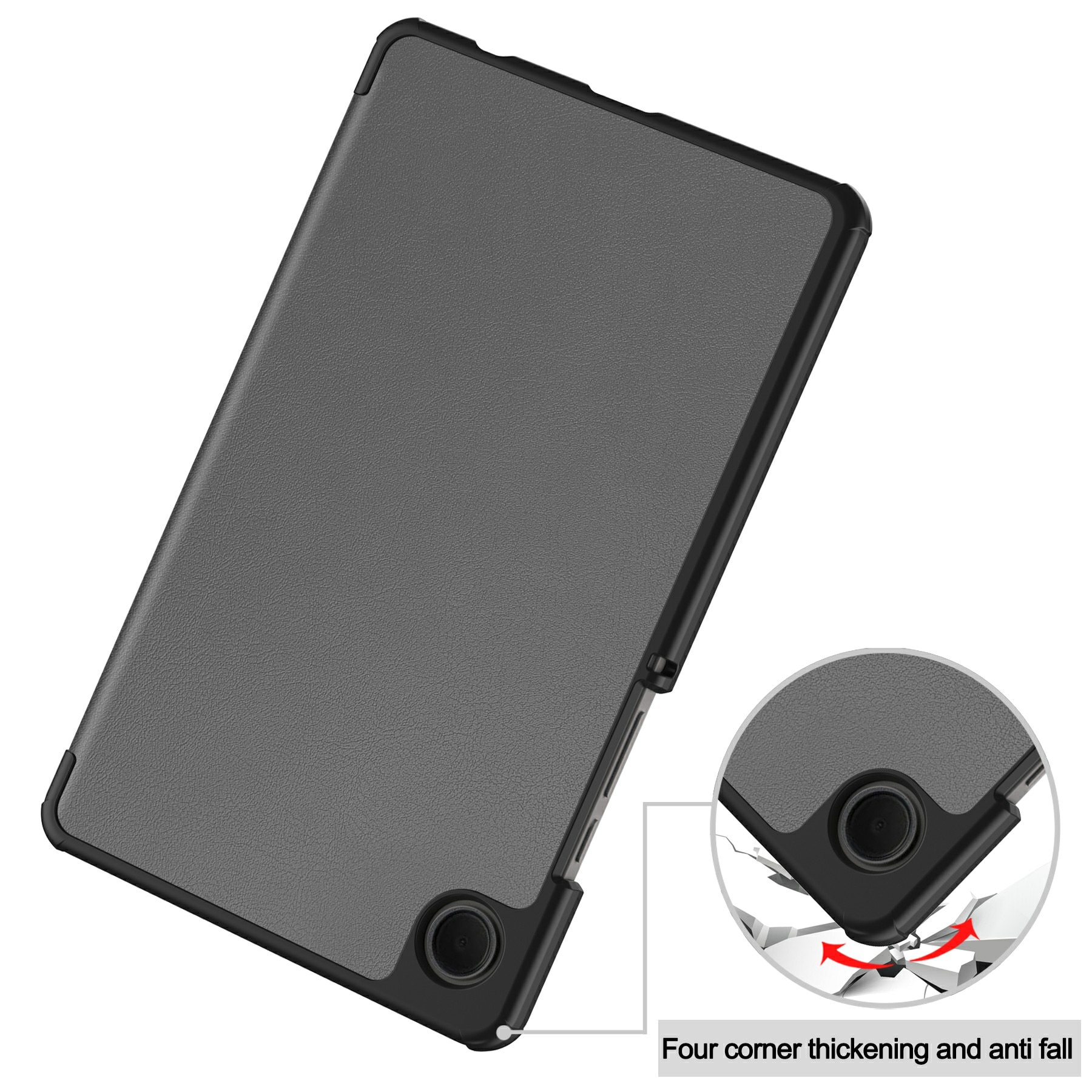 Cover Tri-Fold Samsung Galaxy Tab A11 Grigio
