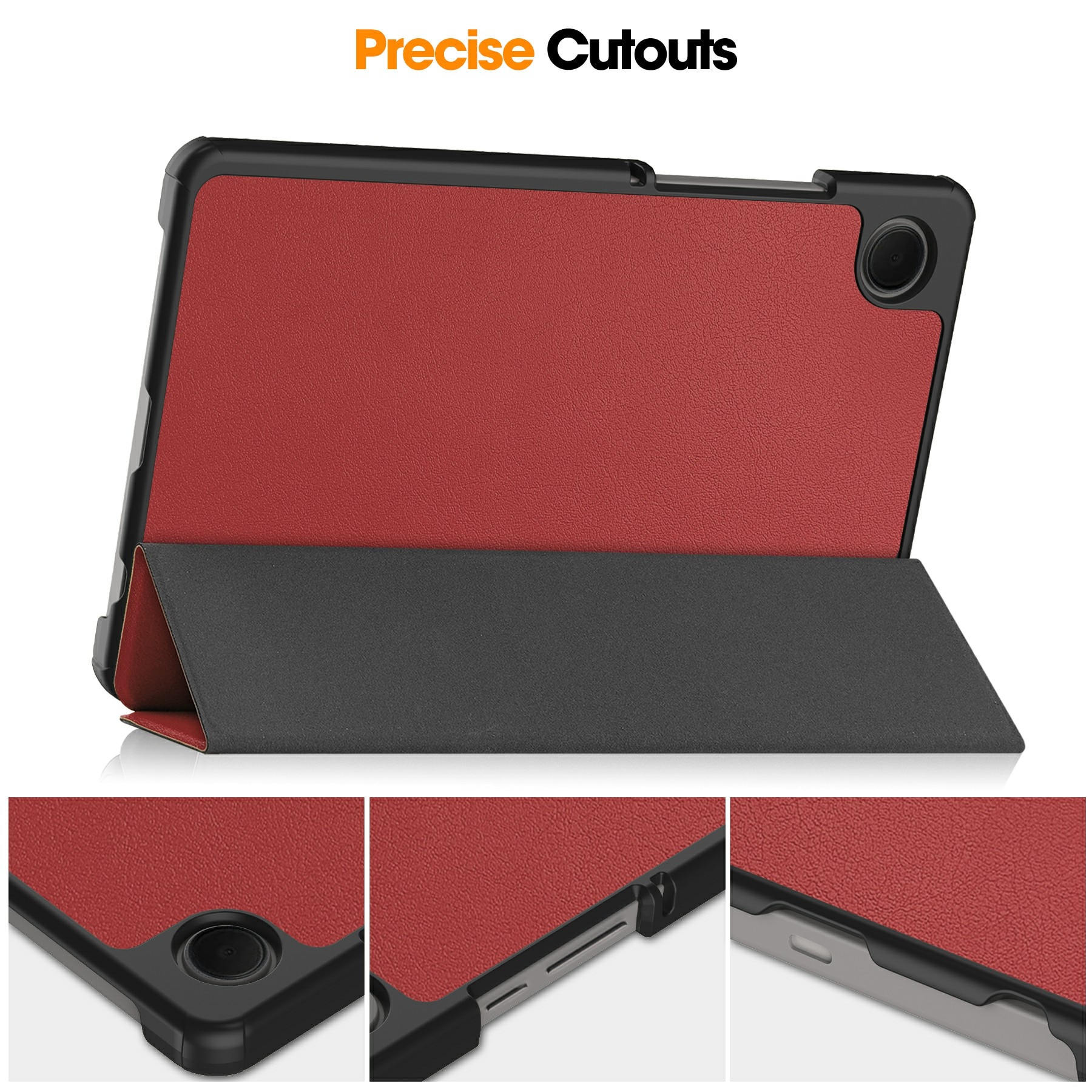 Cover Tri-Fold Samsung Galaxy Tab A11 Rosso