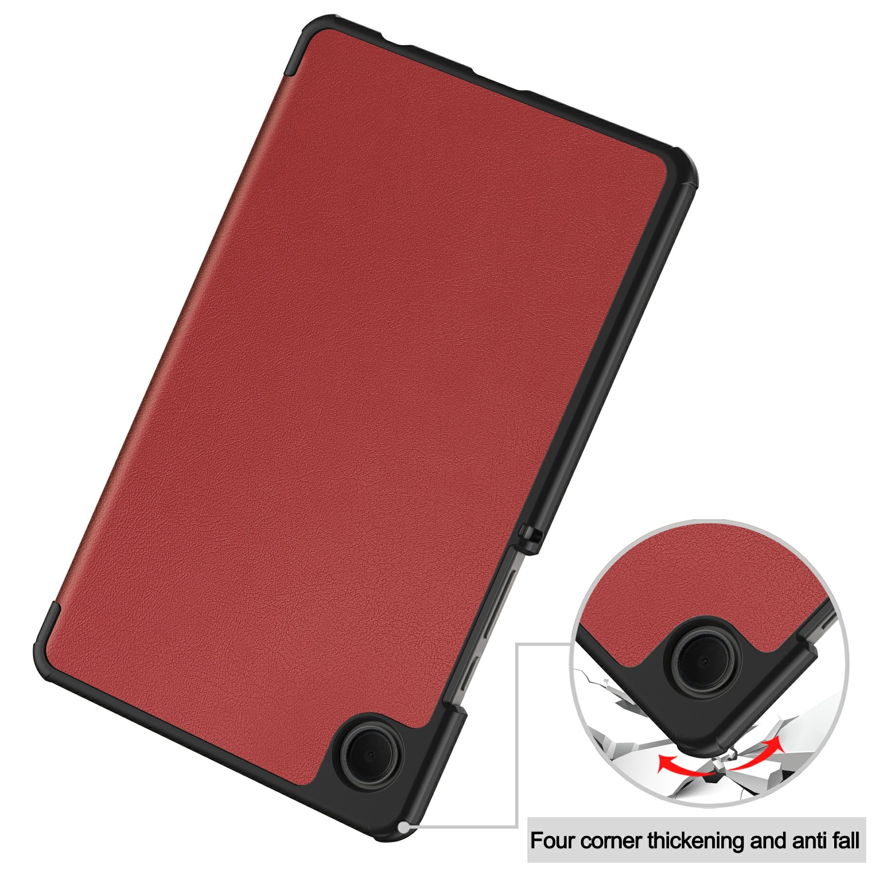 Cover Tri-Fold Samsung Galaxy Tab A11 Rosso