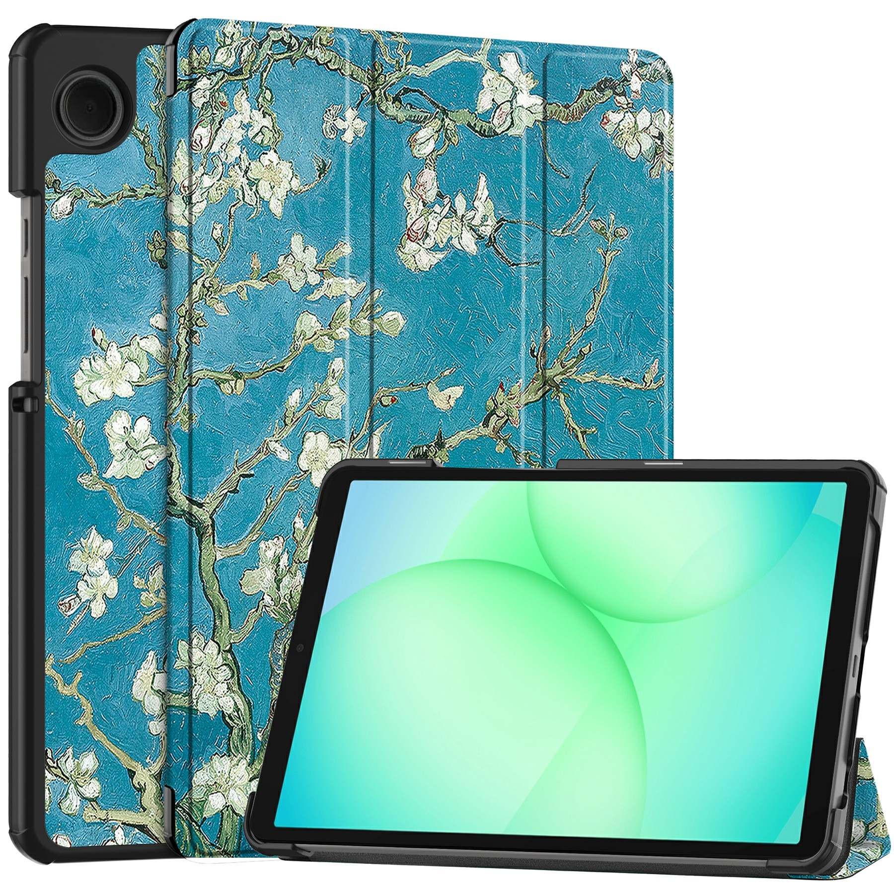 Cover Tri-Fold Samsung Galaxy Tab A11 Fiori di ciliegio