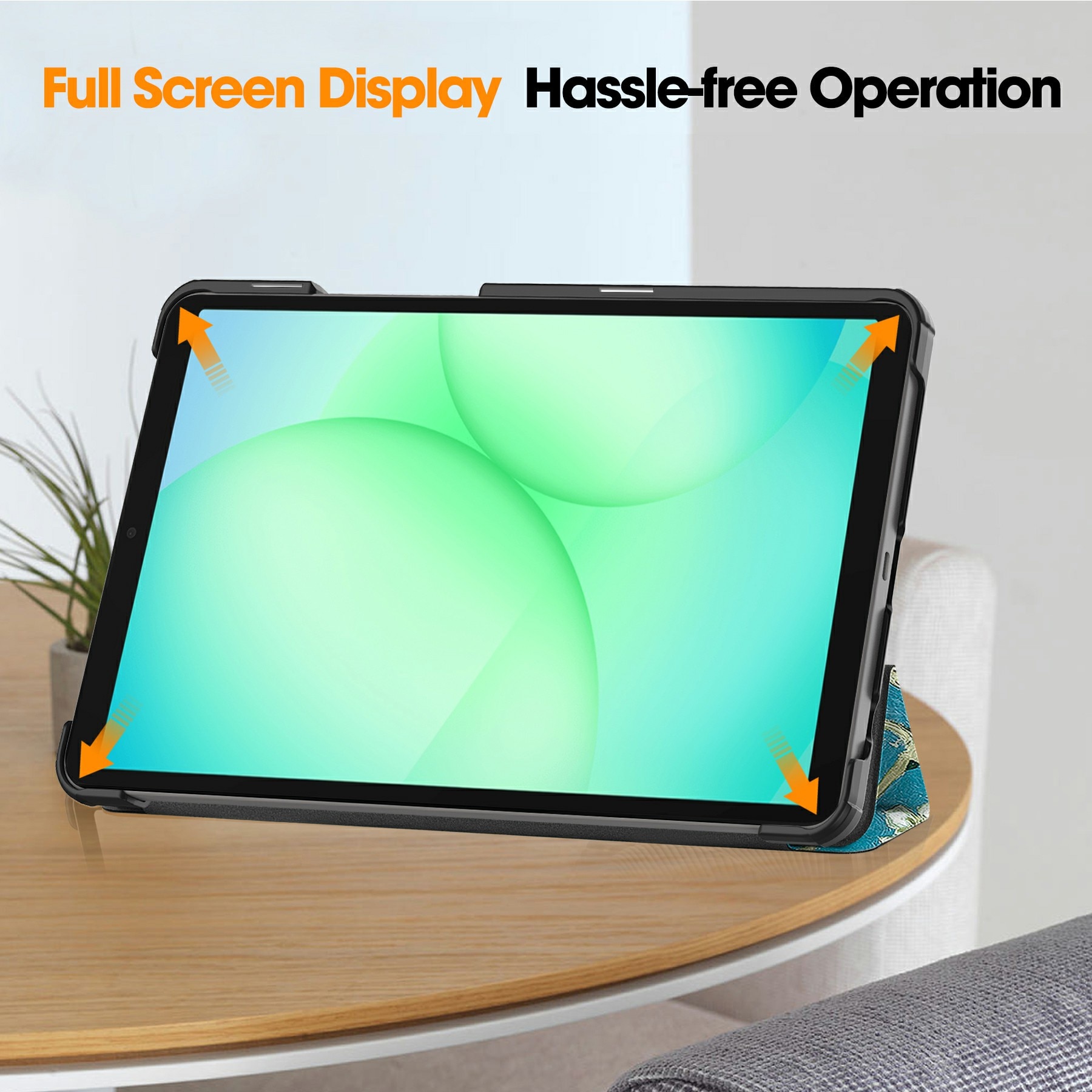 Cover Tri-Fold Samsung Galaxy Tab A11 Fiori di ciliegio