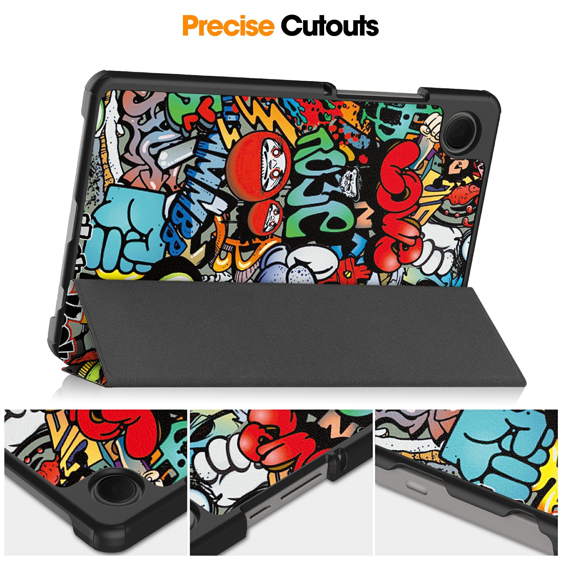 Cover Tri-Fold Samsung Galaxy Tab A11 Graffiti