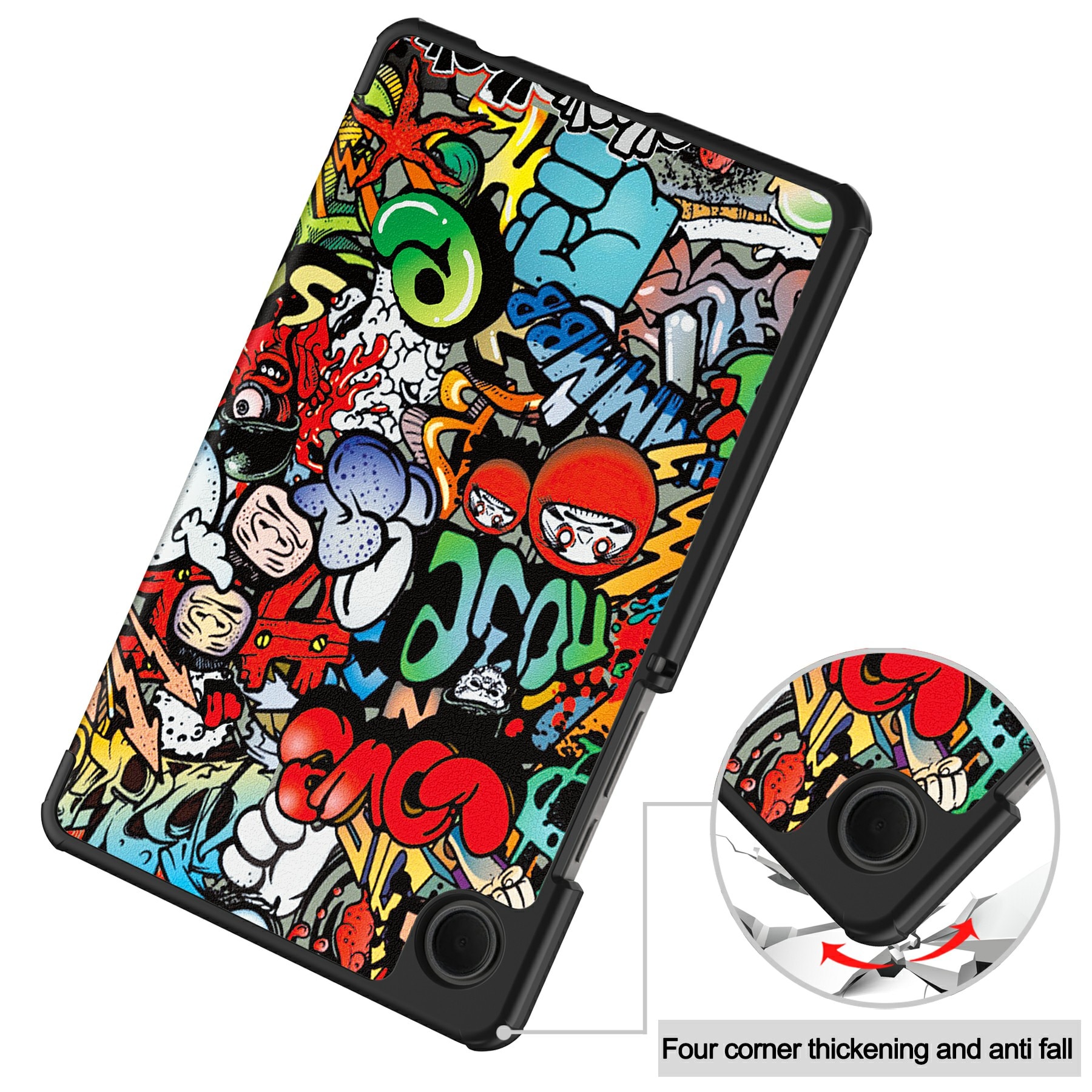 Cover Tri-Fold Samsung Galaxy Tab A11 Graffiti