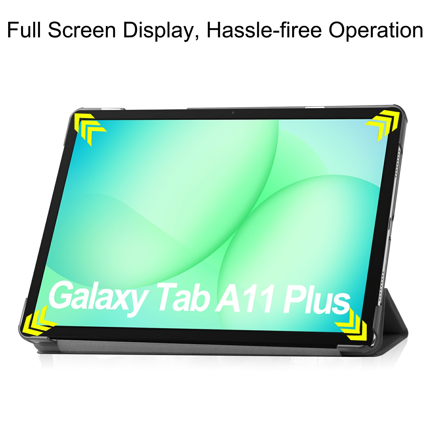 Cover Tri-Fold Samsung Galaxy Tab A11 Plus Nero