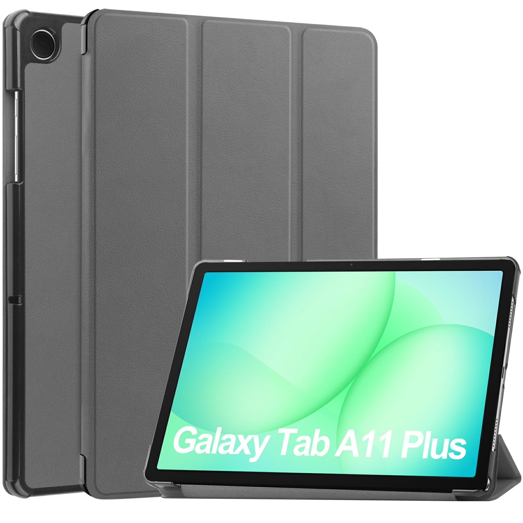 Cover Tri-Fold Samsung Galaxy Tab A11 Plus Grigio