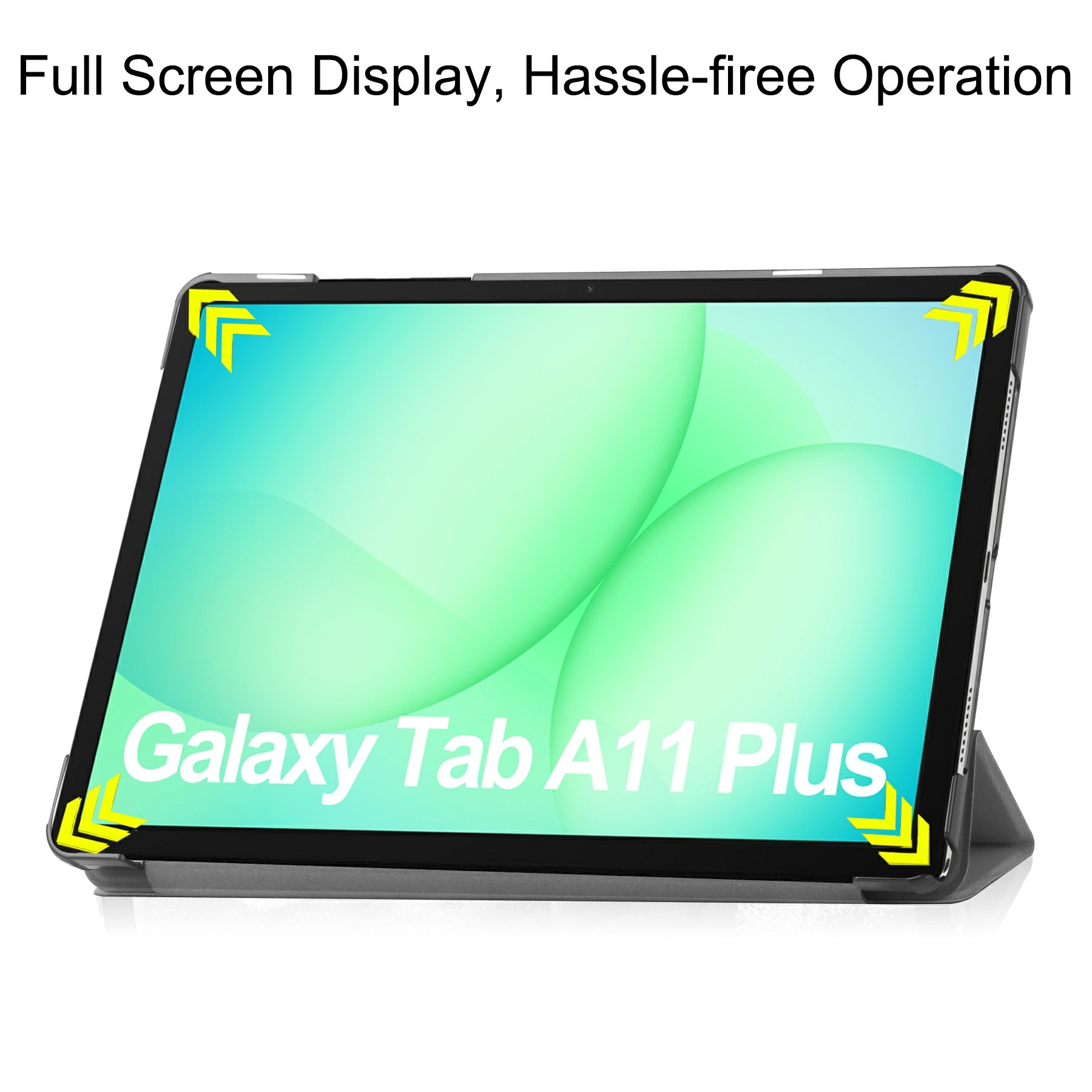 Cover Tri-Fold Samsung Galaxy Tab A11 Plus Grigio