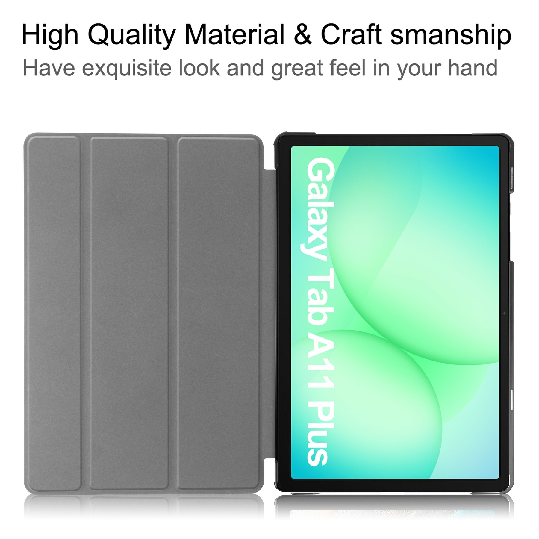 Cover Tri-Fold Samsung Galaxy Tab A11 Plus Rosso