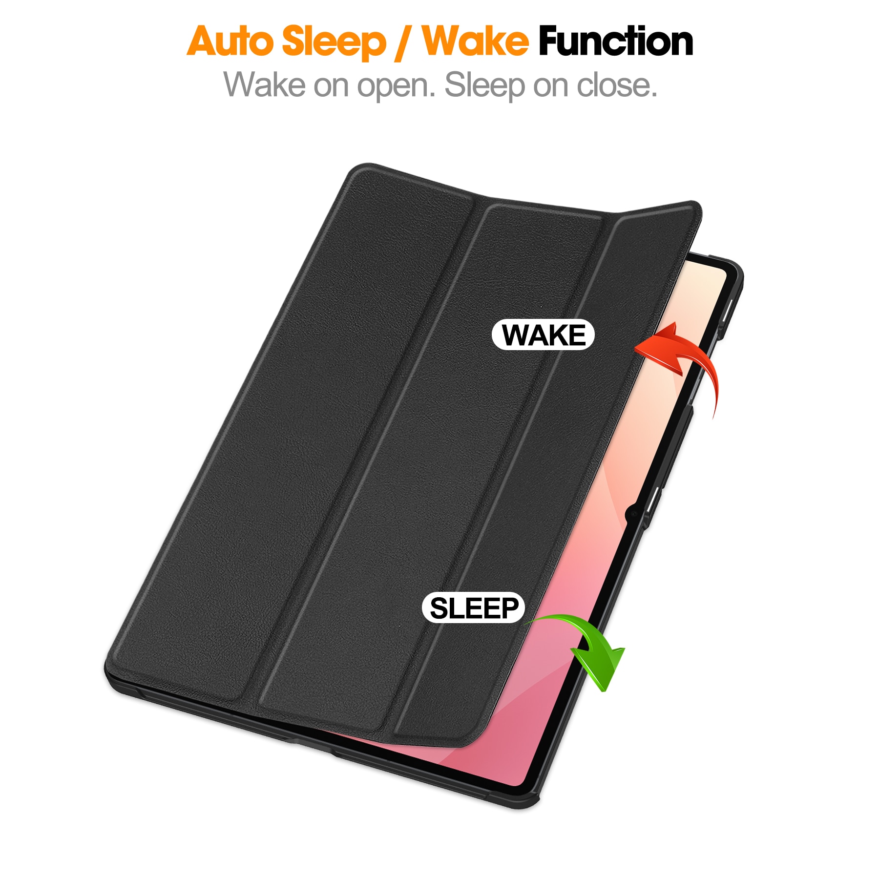 Cover Tri-Fold Samsung Galaxy Tab S11 Ultra Nero