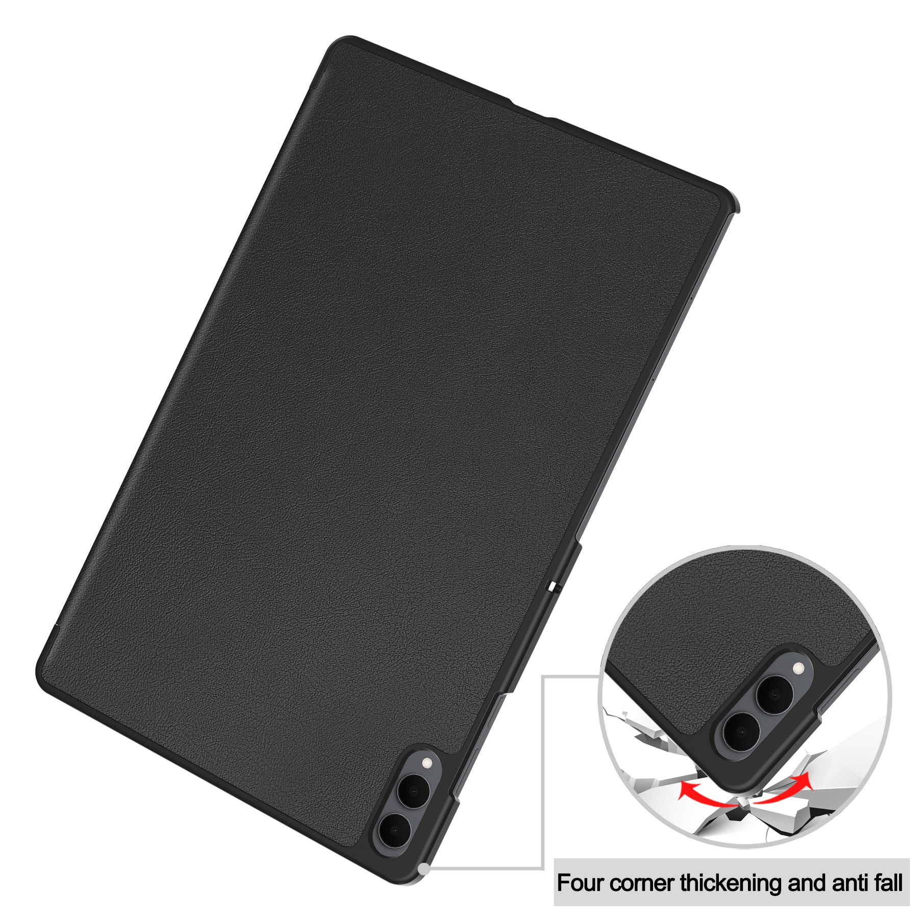 Cover Tri-Fold Samsung Galaxy Tab S11 Ultra Nero