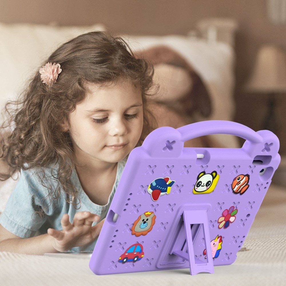 Kickstand Cover anti-urto per bambini iPad 10.2 7th Gen (2019) viola