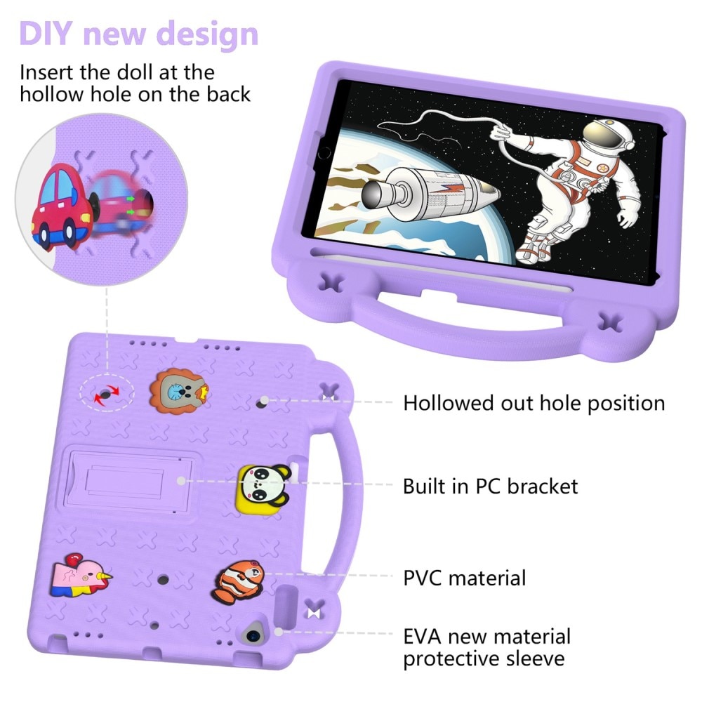 Kickstand Cover anti-urto per bambini iPad 10.2 8th Gen (2020) viola