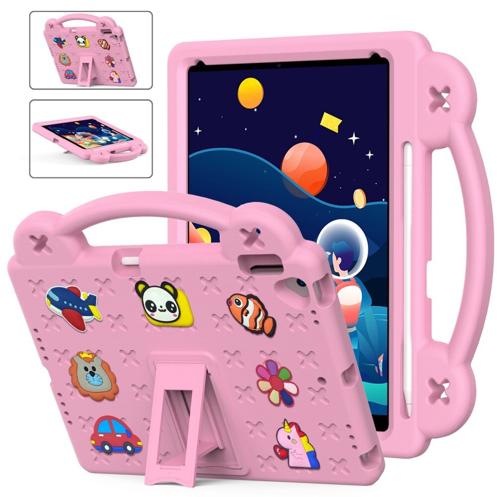 Kickstand Cover anti-urto per bambini iPad 10.2 8th Gen (2020) rosa