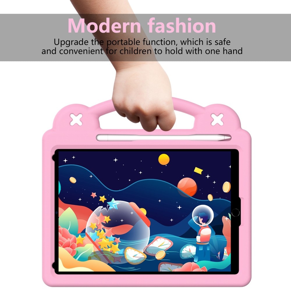 Kickstand Cover anti-urto per bambini iPad 10.2 8th Gen (2020) rosa