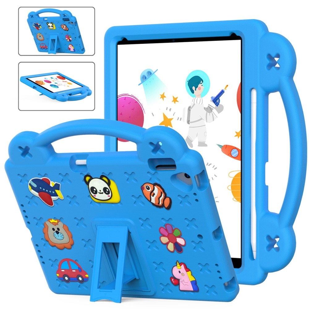 Kickstand Cover anti-urto per bambini iPad 10.2 9th Gen (2021) blu