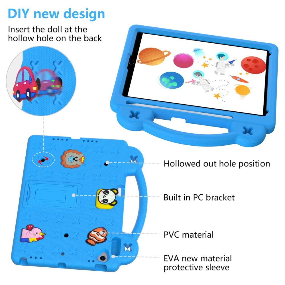 Kickstand Cover anti-urto per bambini iPad 10.2 7th Gen (2019) blu