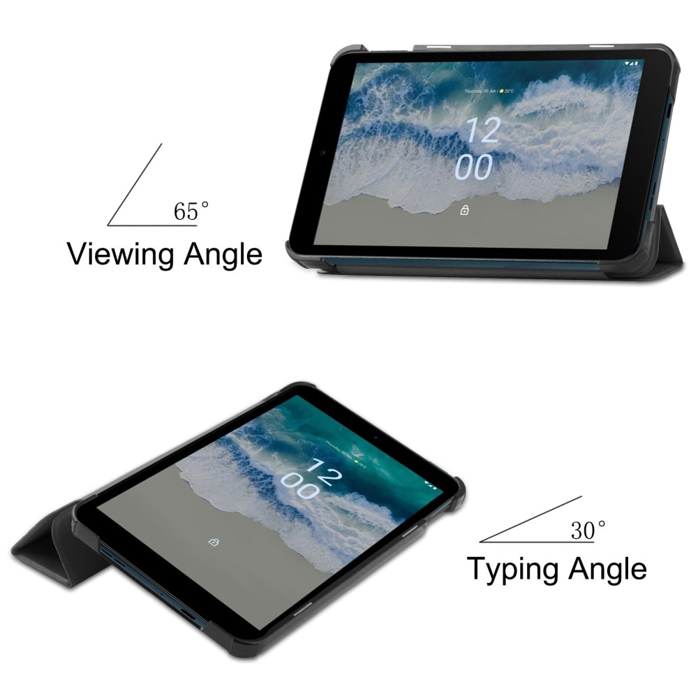 Cover Tri-Fold  Nokia T10 Nero