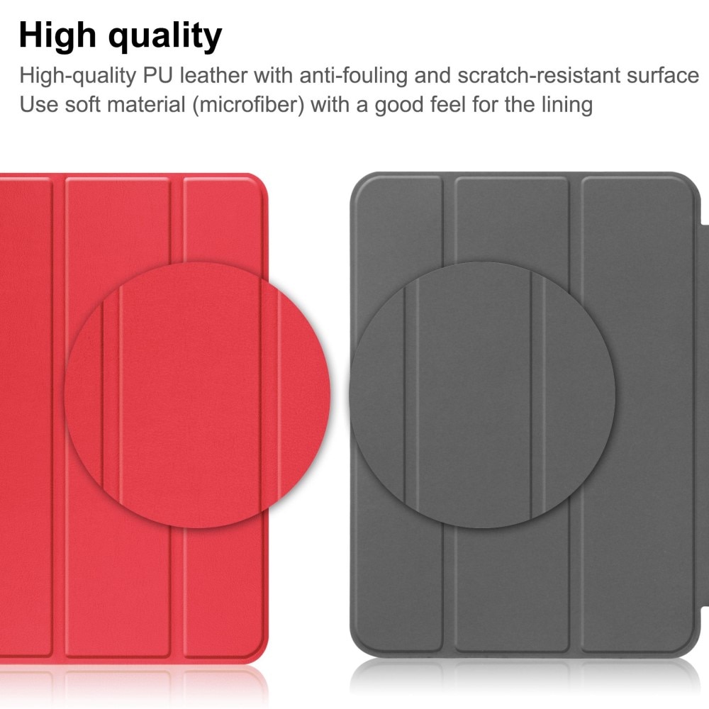 Cover Tri-Fold iPad 10.9 10th Gen (2022) rosso