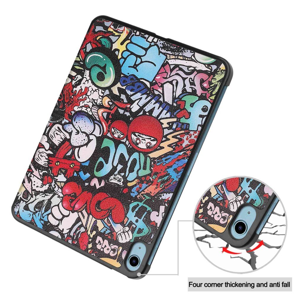 Cover Tri-Fold iPad 10.9 10th Gen (2022) Graffiti