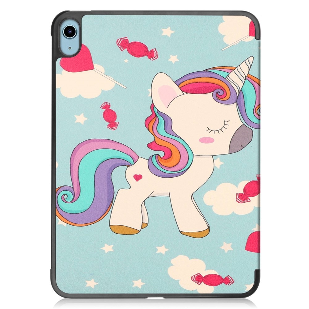 Cover Tri-Fold iPad 10.9 10th Gen (2022) Unicorn