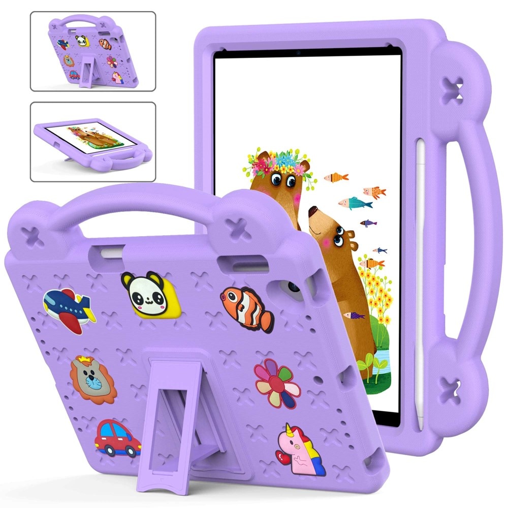 Kickstand Cover anti-urto per bambini iPad 9.7 6th Gen (2018), viola