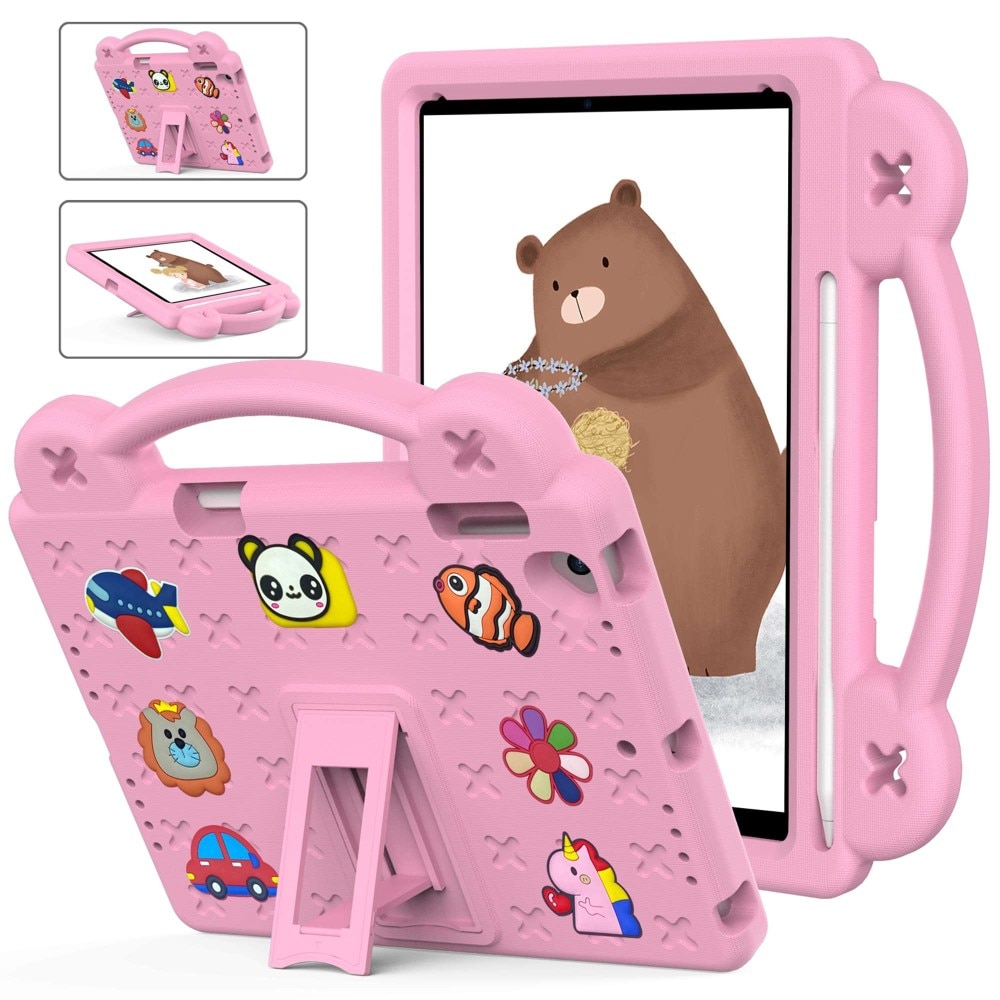 Kickstand Cover anti-urto per bambini iPad 9.7 5th Gen (2017), rosa