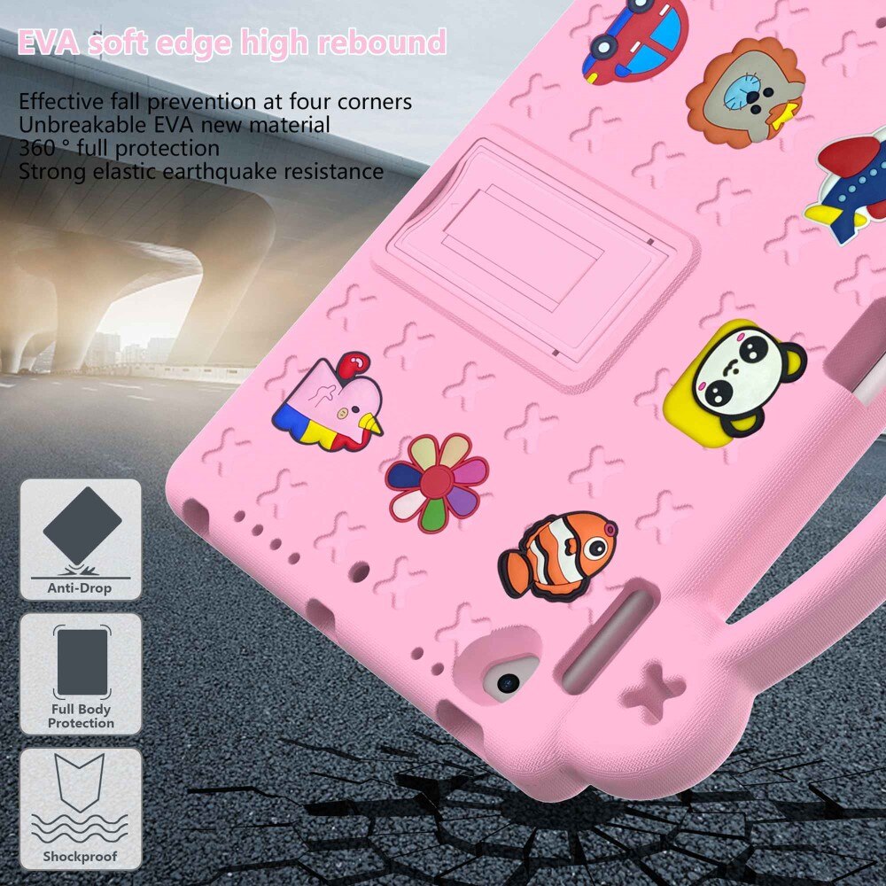 Kickstand Cover anti-urto per bambini iPad Air 9.7 1st Gen (2013) rosa