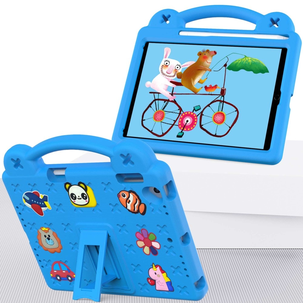 Kickstand Cover anti-urto per bambini iPad Air 2 9.7 (2014) blu