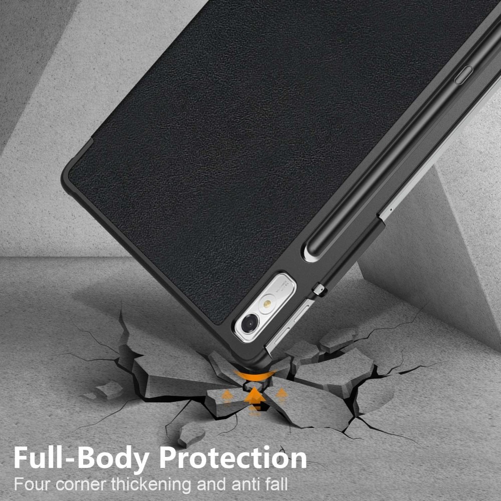 Cover Tri-Fold con portapenne Lenovo Tab P11 Pro (2nd gen) Nero