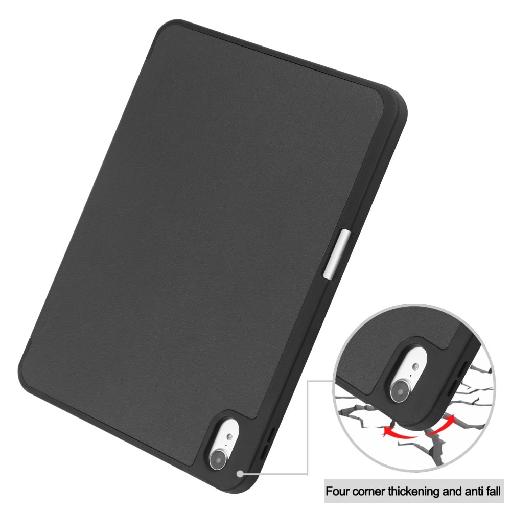 Cover Tri-Fold con portapenne iPad 10.9 10th Gen (2022) nero