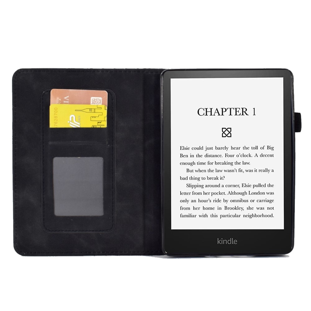 Custodia portacarte Amazon Kindle Paperwhite Signature Edition (2023) nero