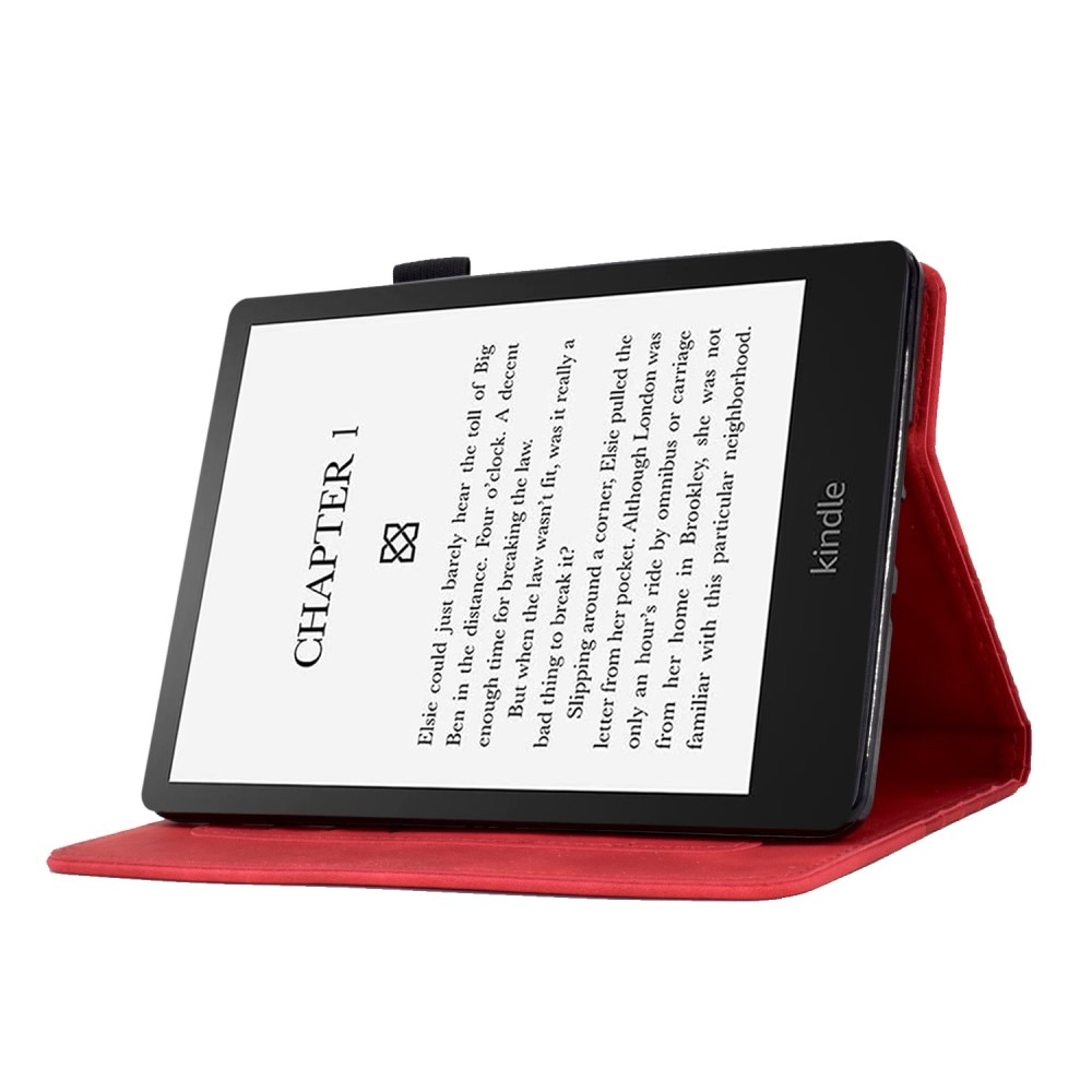 Custodia portacarte Amazon Kindle Paperwhite Signature Edition (2023) rosso