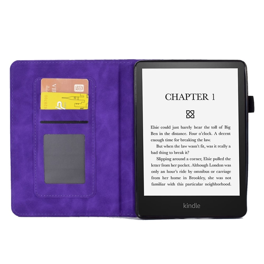 Custodia portacarte Amazon Kindle Paperwhite Signature Edition (2023) viola