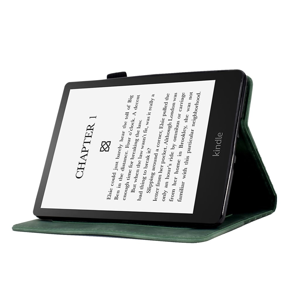 Custodia portacarte Amazon Kindle Paperwhite Signature Edition (2023) verde