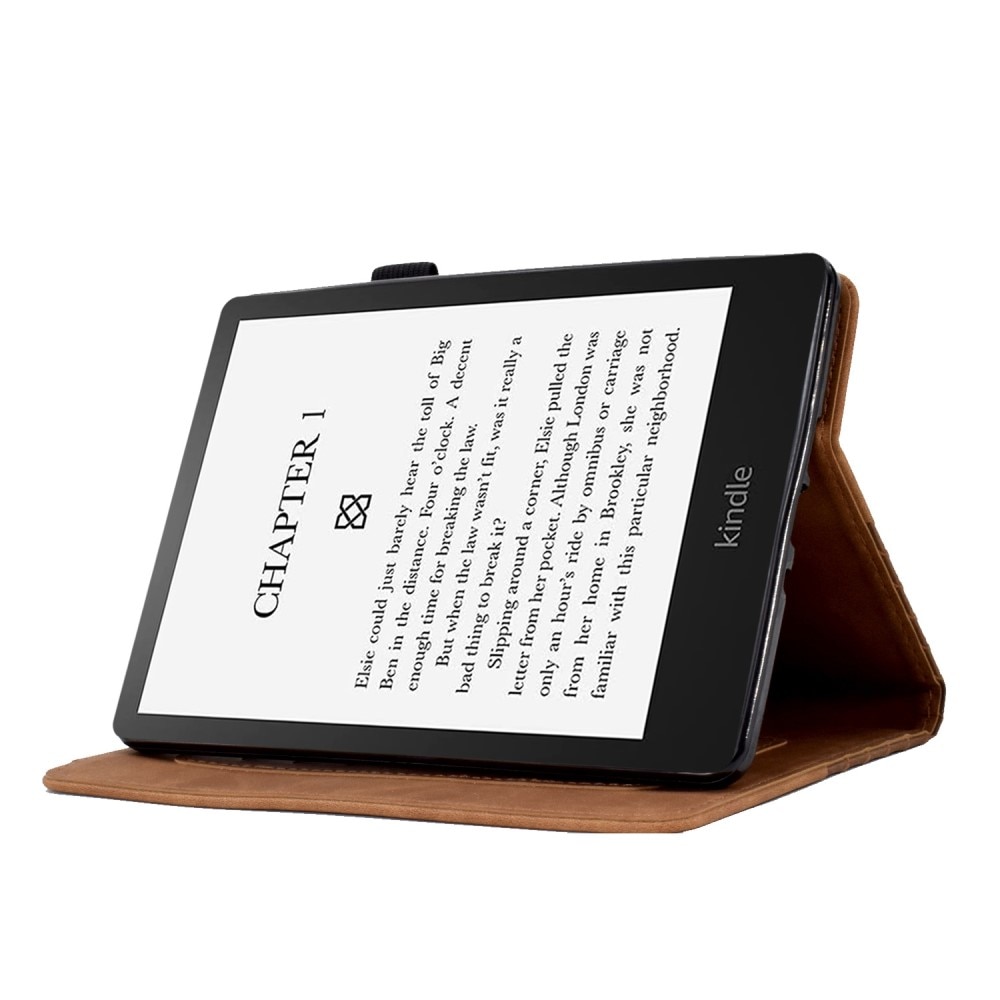 Custodia portacarte Amazon Kindle Paperwhite Signature Edition (2023) marrone