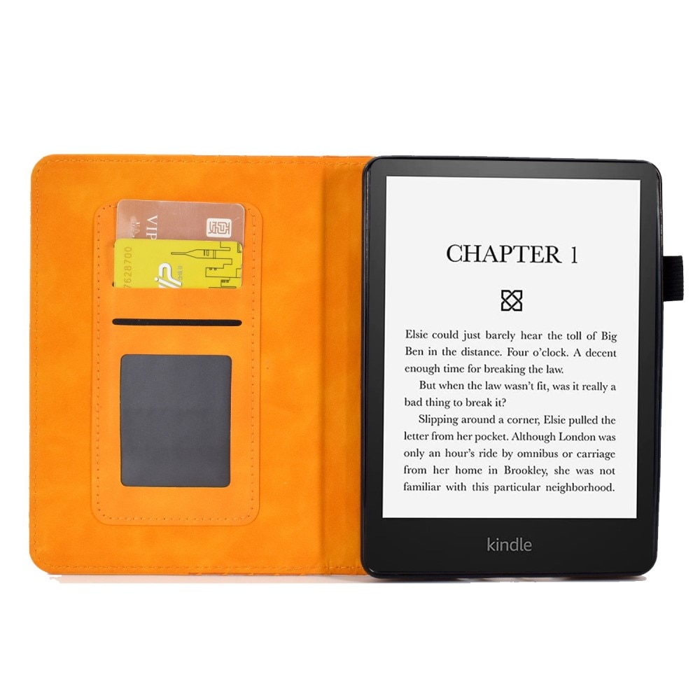 Custodia portacarte Amazon Kindle Paperwhite Signature Edition (2023) giallo