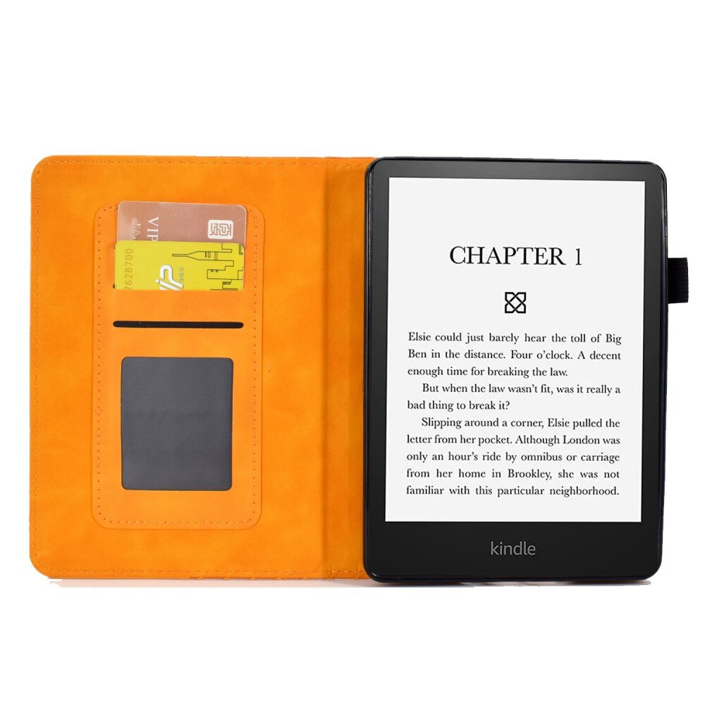 Custodia portacarte Amazon Kindle Paperwhite 11th gen (2021) Giallo