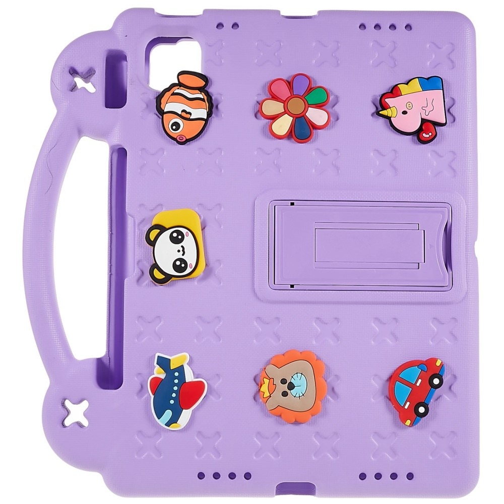 Kickstand Cover anti-urto per bambini iPad 10.9 10th Gen (2022) viola