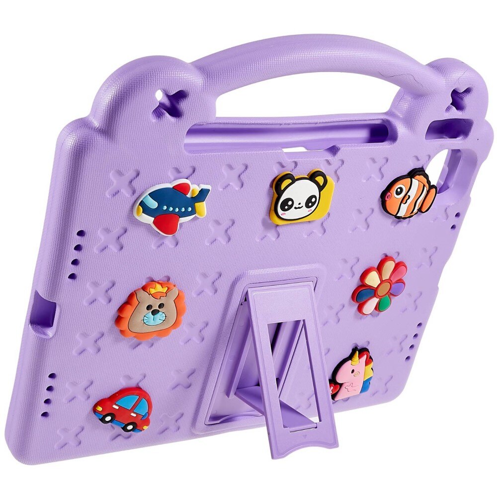 Kickstand Cover anti-urto per bambini iPad 10.9 10th Gen (2022) viola