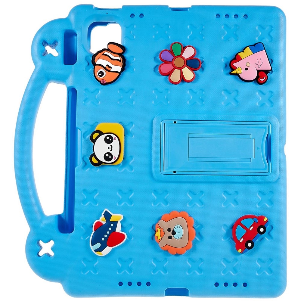 Kickstand Cover anti-urto per bambini iPad 10.9 10th Gen (2022) blu