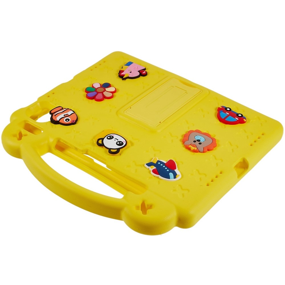 Kickstand Cover anti-urto per bambini iPad 10.9 10th Gen (2022) giallo