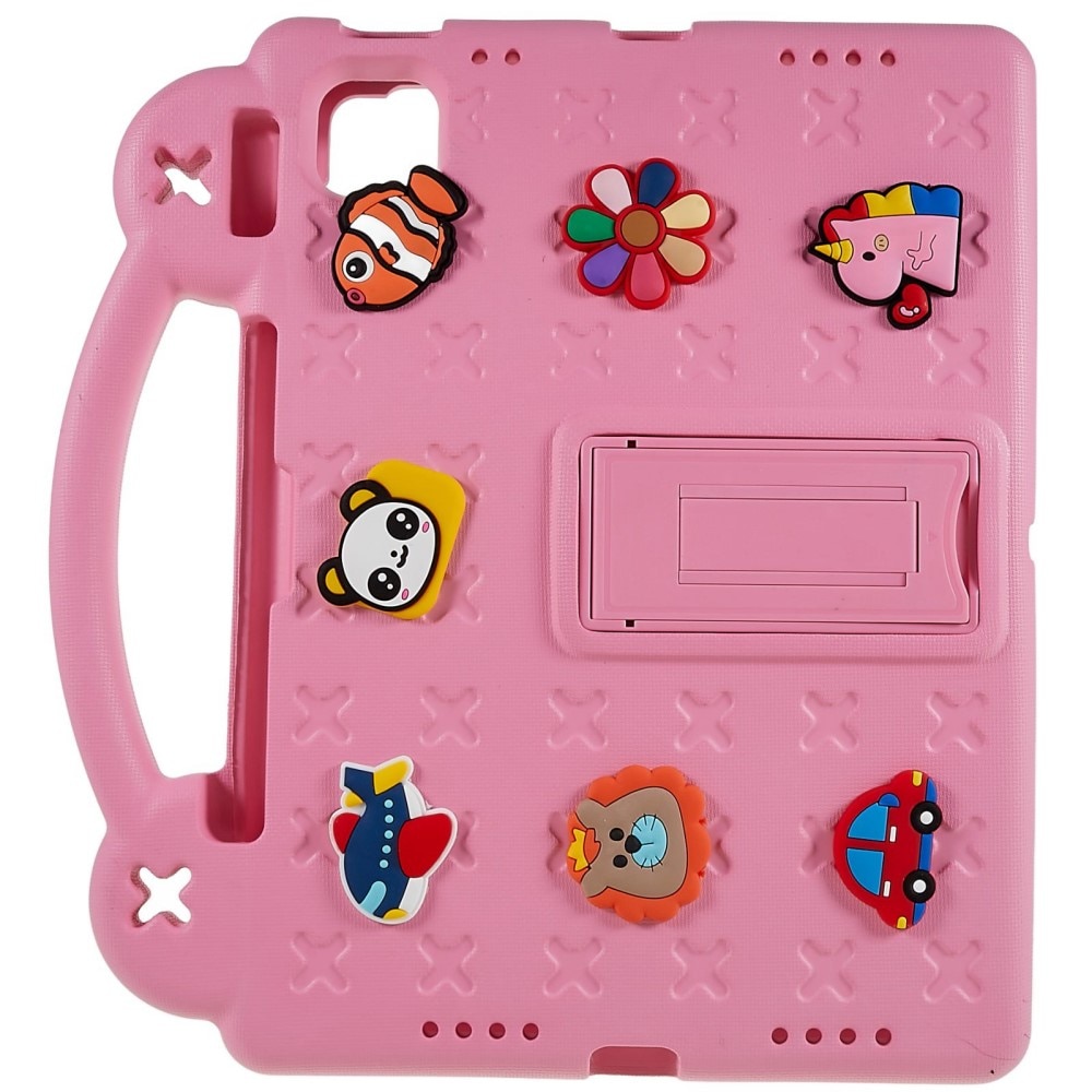 Kickstand Cover anti-urto per bambini iPad 10.9 2022 (10th gen) rosa