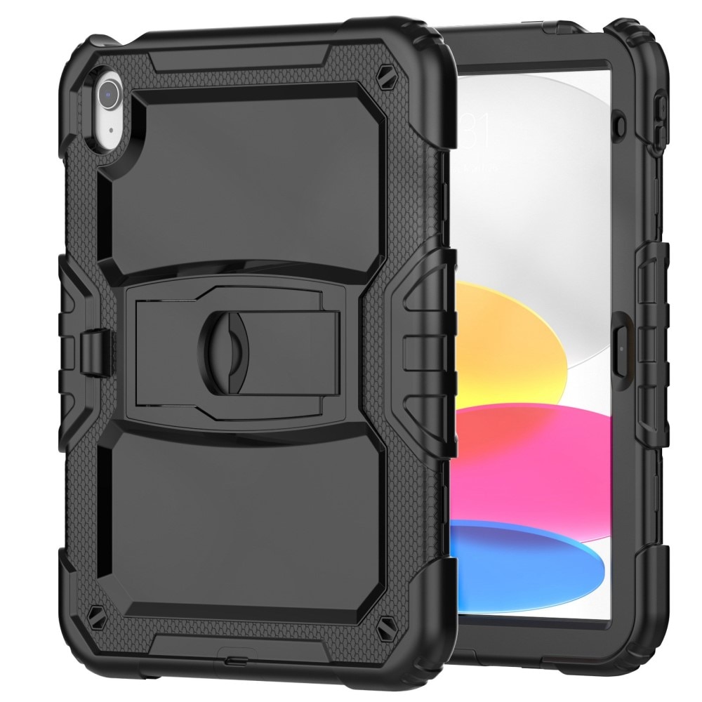 Full Cover Rugged Kickstand Case iPad 10.9 10th Gen (2022) nero