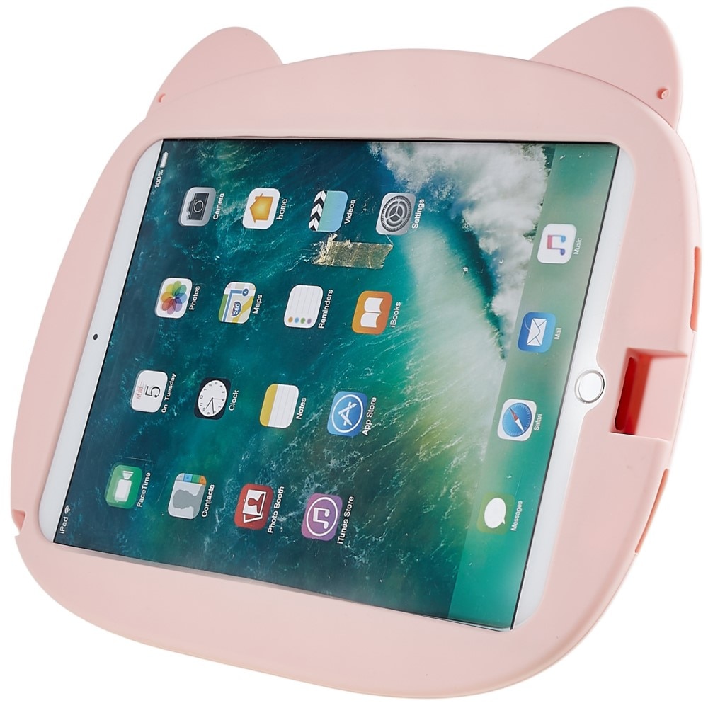 Custodia maiale di silicone per bambini per iPad 10.2 8th Gen (2020) rosa
