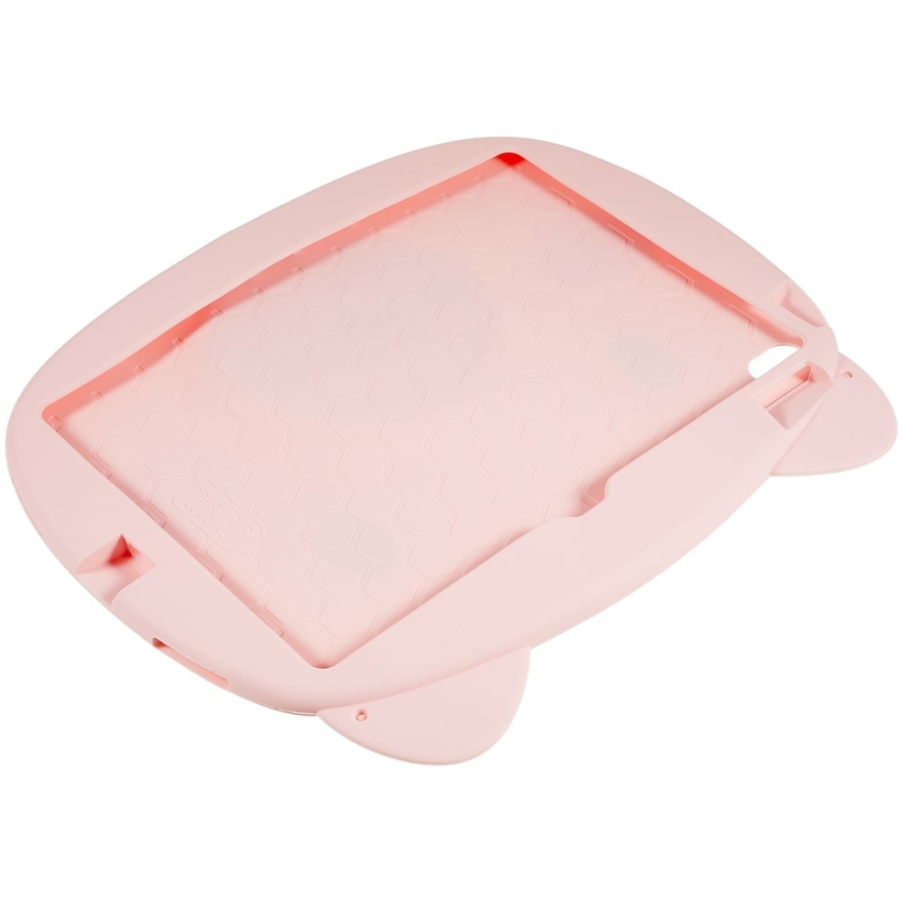 Custodia maiale di silicone per bambini per iPad 10.9 10th Gen (2022) rosa
