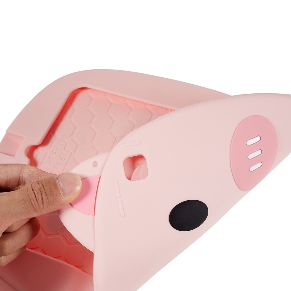 Custodia maiale di silicone per bambini per iPad Air 2 9.7 (2014) rosa