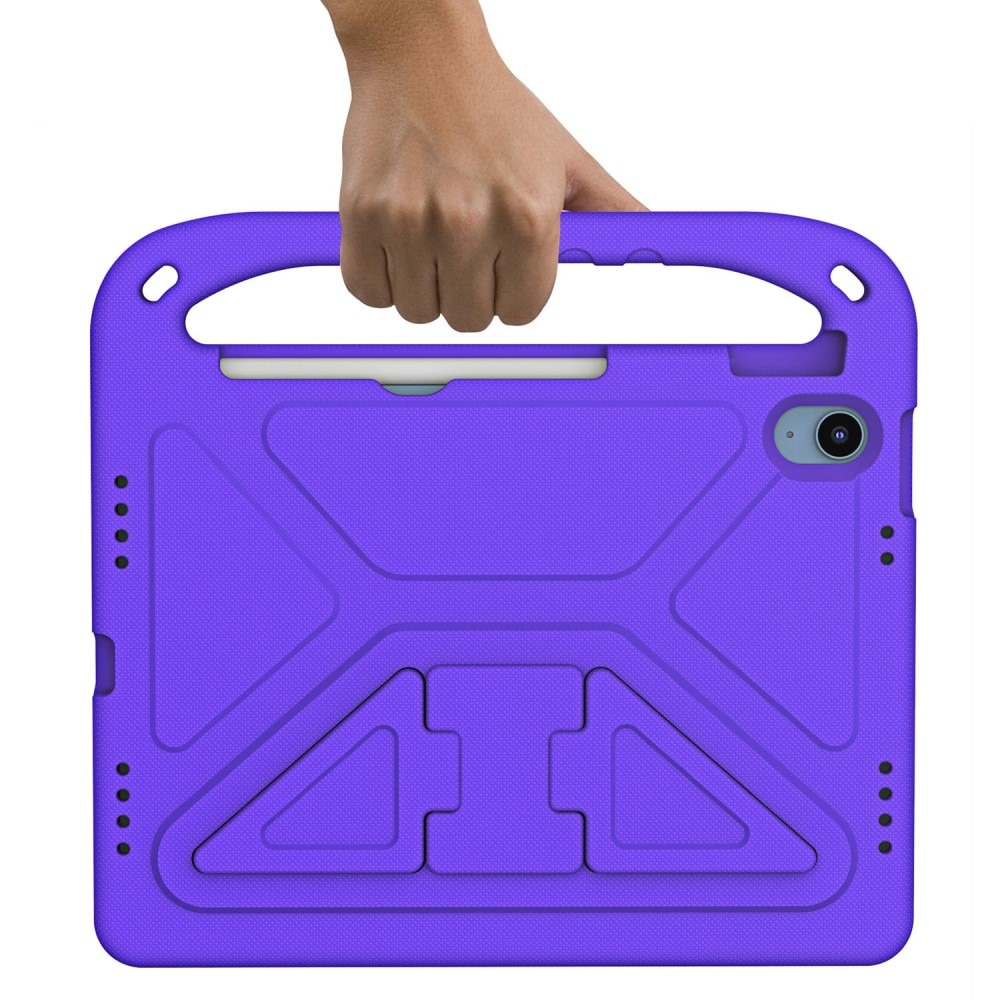 Custodia EVA con maniglia per bambini per iPad 10.9 10th Gen (2022) viola